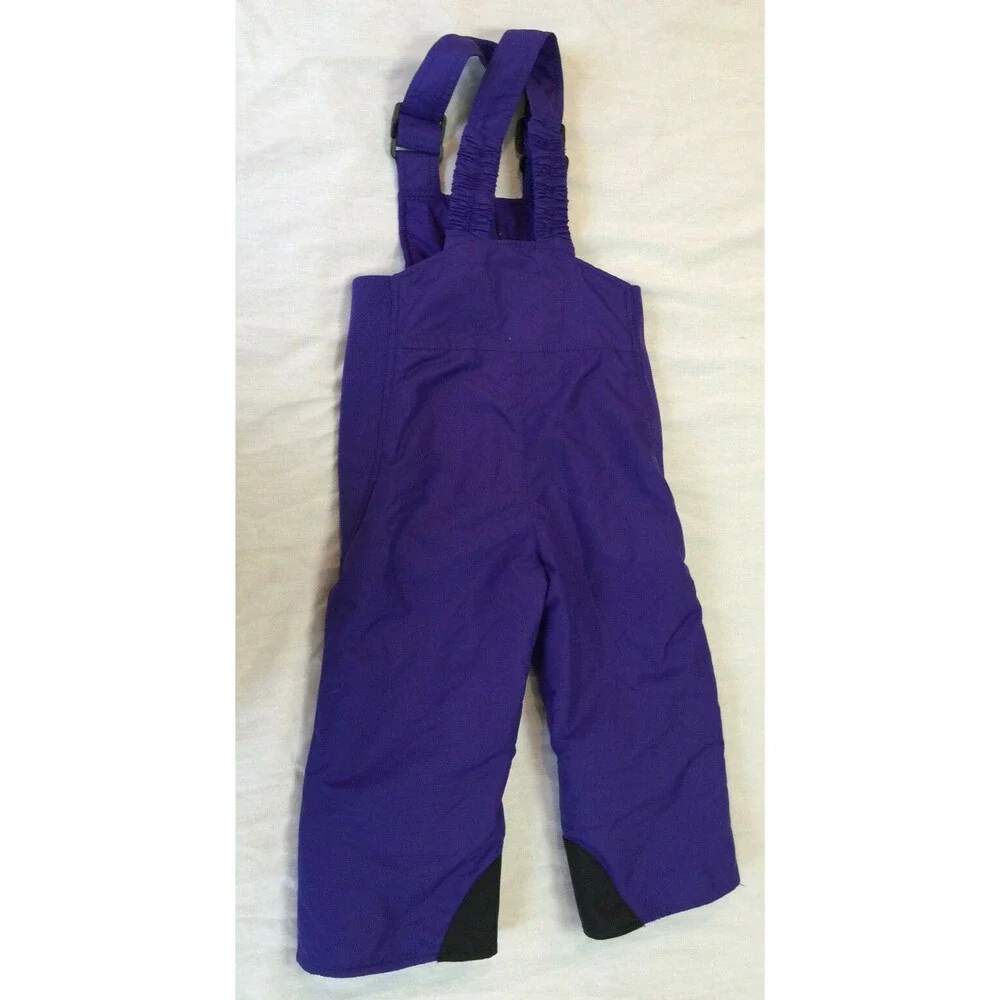 COLUMBIA GIRLS NYLON SNOW SKI OVERALLS PANTS SIZE 2/3